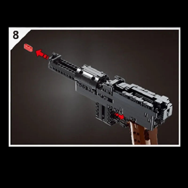 Building Blocks MOC 14011 Military Mauser C96 Pistol Gun Bricks Toys Construction Set Toys - 6