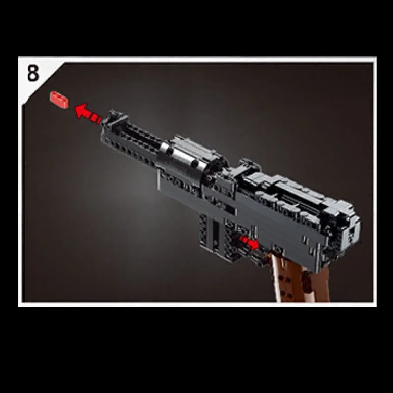 Building Blocks MOC 14011 Military Mauser C96 Pistol Gun Bricks Toys - 6