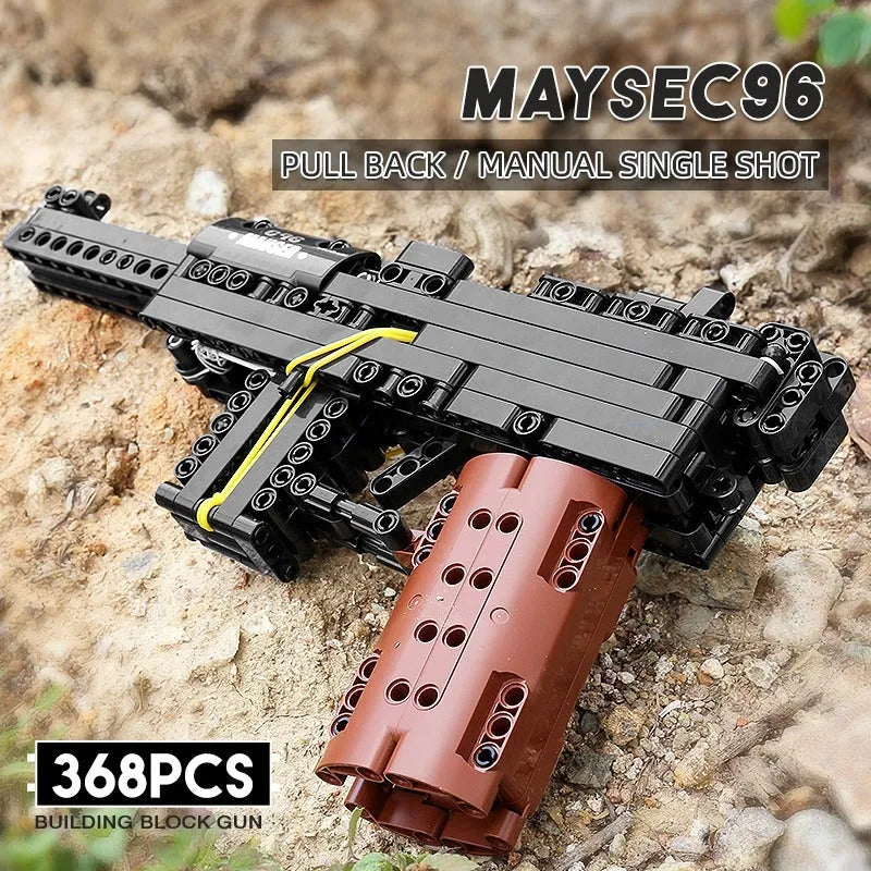 Building Blocks MOC 14011 Military Mauser C96 Pistol Gun Bricks Toys - 2