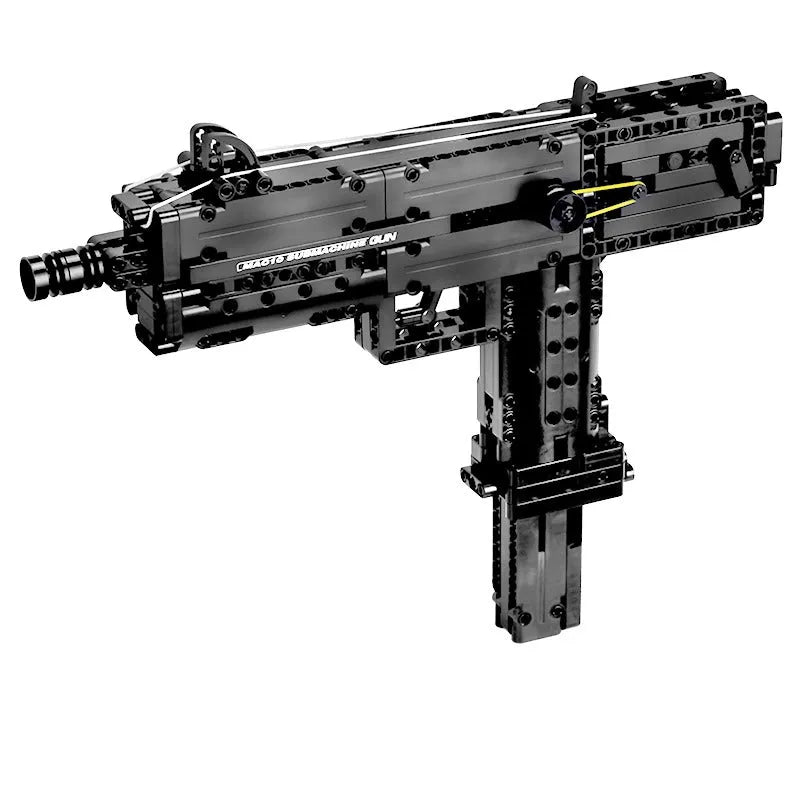 Building Blocks MOC 14012 Military Ingram M10 Sub Machine Gun Bricks Toy - 1
