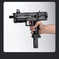 Thumbnail for Building Blocks MOC 14012 Military Ingram M10 Sub Machine Gun Bricks Toy - 7