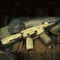 Thumbnail for Building Blocks MOC 14015 Military Scar Assault Rifle Gun Bricks Toys - 7