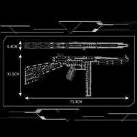 Thumbnail for Building Blocks MOC 14022 Military Thompson Sub Machine Gun Bricks Toys - 5