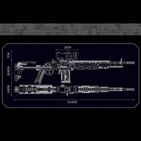 Thumbnail for Building Blocks MOC 14026 Military MK14 Battle Assault Rifle Gun Bricks Toy - 11