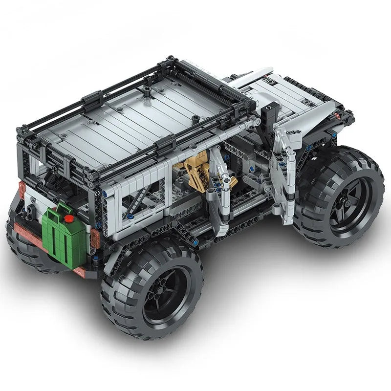 Building Blocks MOC 15009 RC Jeep Wrangler Expedition SUV Car Bricks Toy - 4
