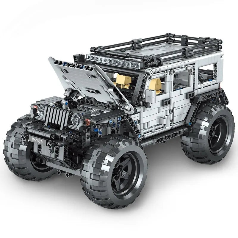 Building Blocks MOC 15009 RC Jeep Wrangler Expedition SUV Car Bricks Toy - 3