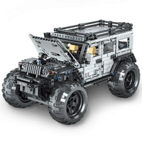 Thumbnail for Building Blocks MOC 15009 RC Jeep Wrangler Expedition SUV Car Bricks Toy - 3