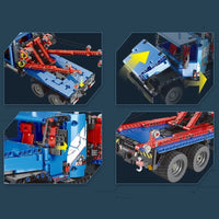 Thumbnail for Building Blocks MOC 15020 Tech RC City Rescue Tow Service Truck Bricks Toy Construction Set Toys - 10