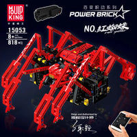 Thumbnail for Building Blocks MOC 15053 Technical RC Robot Red Spider Bricks Toys - 2