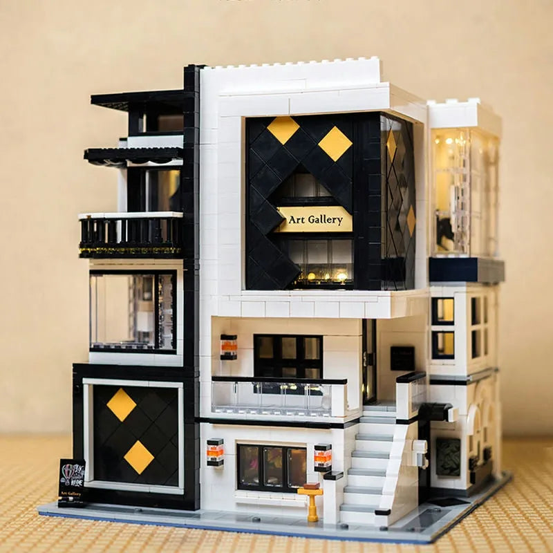 Building Blocks MOC 16043 City Experts Art Gallery Showcase Bricks Toys Construction Set Toys - 10