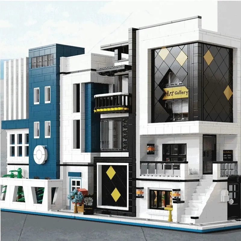 Building Blocks MOC 16043 City Experts Art Gallery Showcase Bricks Toys Construction Set Toys - 11