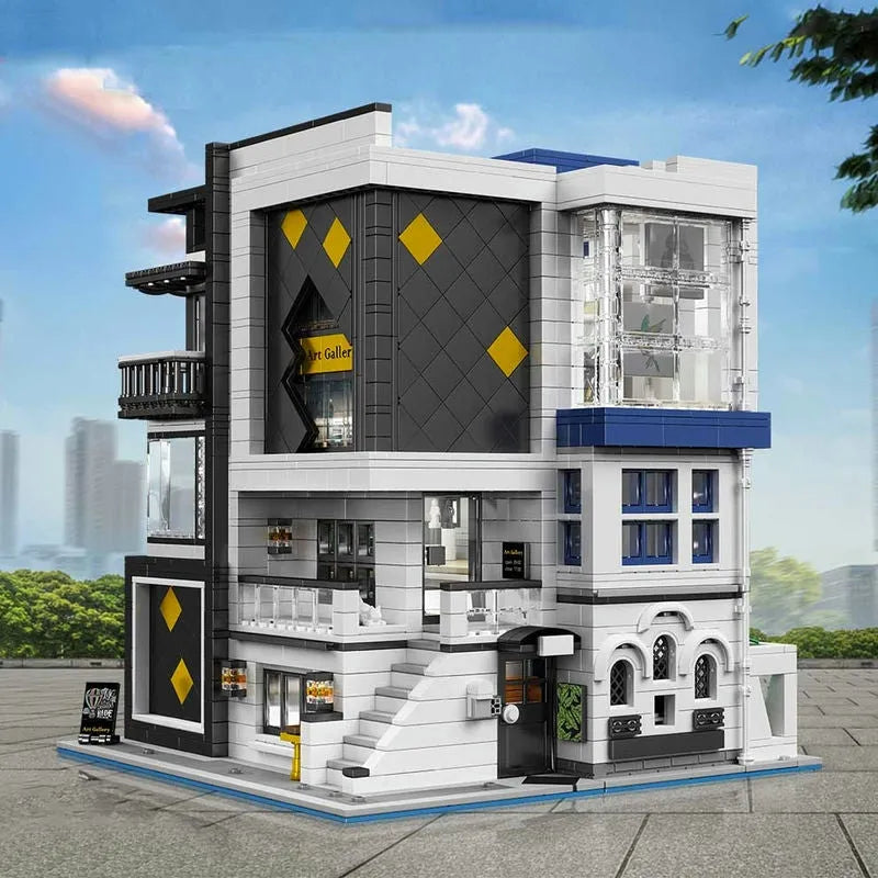 Building Blocks MOC 16043 City Experts Art Gallery Showcase Bricks Toys Construction Set Toys - 9