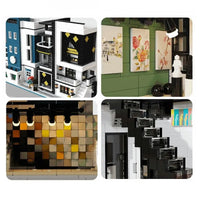 Thumbnail for Building Blocks MOC 16043 City Experts Art Gallery Showcase Bricks Toys Construction Set Toys - 12