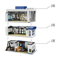 Thumbnail for Building Blocks MOC 16043 City Experts Art Gallery Showcase Bricks Toys Construction Set Toys - 6