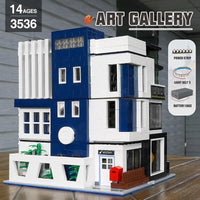 Thumbnail for Building Blocks MOC 16043 City Experts Art Gallery Showcase Bricks Toys Construction Set Toys - 8