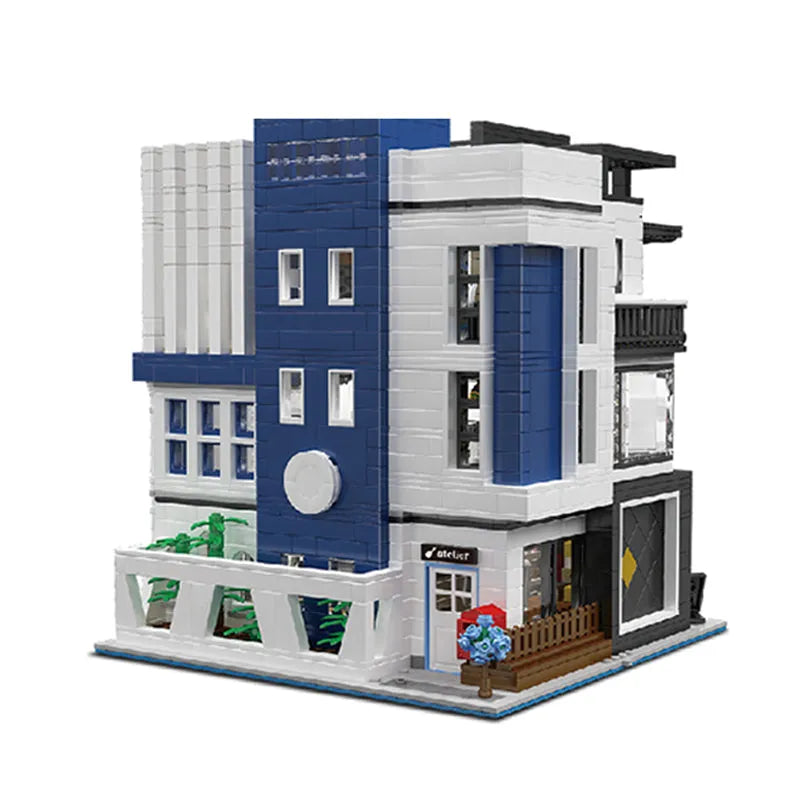 Building Blocks MOC 16043 City Experts Art Gallery Showcase Bricks Toys Construction Set Toys - 4