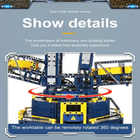 Thumbnail for Building Blocks MOC 17006 Motorized RC Bucket Wheel Excavator Bricks Toys Construction Set Toys - 13