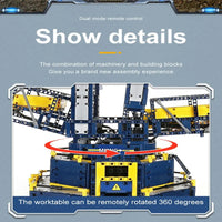 Thumbnail for Building Blocks MOC 17006 Motorized RC Bucket Wheel Excavator Bricks Toys - 13