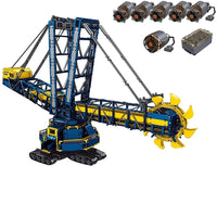Thumbnail for Building Blocks MOC 17006 Motorized RC Bucket Wheel Excavator Bricks Toys - 1