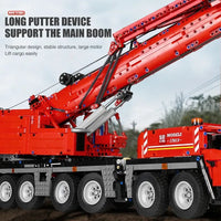 Thumbnail for Building Blocks MOC 17013 Tech RC GMK Heavy Mobile Crane Truck Bricks Toys Construction Set Toys - 11