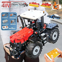 Thumbnail for Building Blocks MOC 17020 RC Motorized Fastrac Roller Tractor Truck Bricks Toys - 13