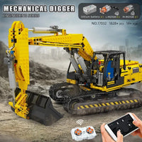 Thumbnail for Building Blocks MOC 17032 Motorized RC Crawler Excavator Bricks Toy - 2