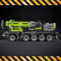 Thumbnail for Building Blocks MOC 17035 Tech RC Mobile Lifting Crane Truck Bricks Toy - 5