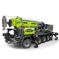 Thumbnail for Building Blocks MOC 17035 Tech RC Mobile Lifting Crane Truck Bricks Toy - 1