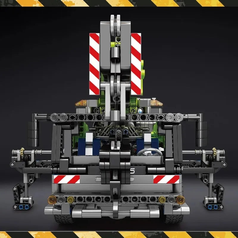 Building Blocks MOC 17035 Tech RC Mobile Lifting Crane Truck Bricks Toy - 6