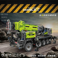Thumbnail for Building Blocks MOC 17035 Tech RC Mobile Lifting Crane Truck Bricks Toy - 9