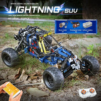 Thumbnail for Building Blocks MOC 18018 RC APP Lightning Buggy Truck Bricks Toy - 3