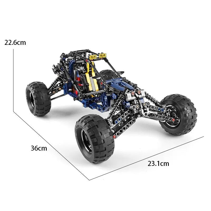 Building Blocks MOC 18018 RC APP Lightning Buggy Truck Bricks Toy - 6