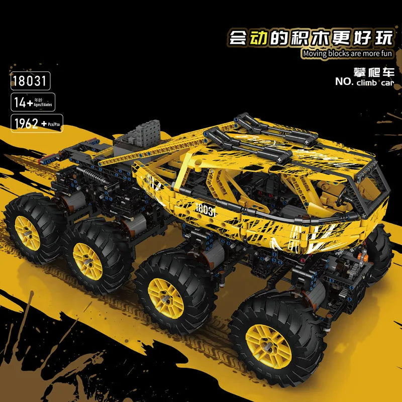 Building Blocks MOC 18030 RC Heavy Firefox Climbing Truck Bricks Toys - 4