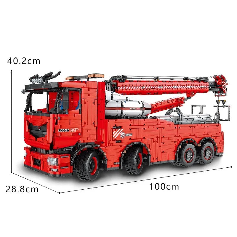 Building Blocks MOC 19008 Tech RC Heavy Rescue Tow Truck Bricks Toy - 11