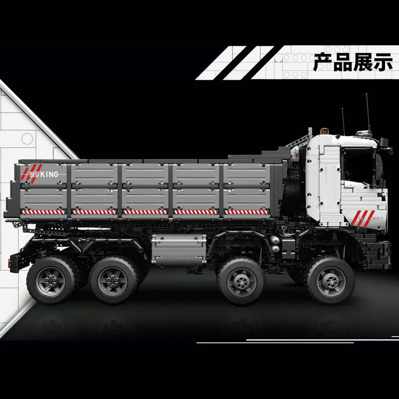 Building Blocks MOC 19013 APP Heavy RC Pneumatic Dump Truck Bricks Toy Construction Set Toys - 23