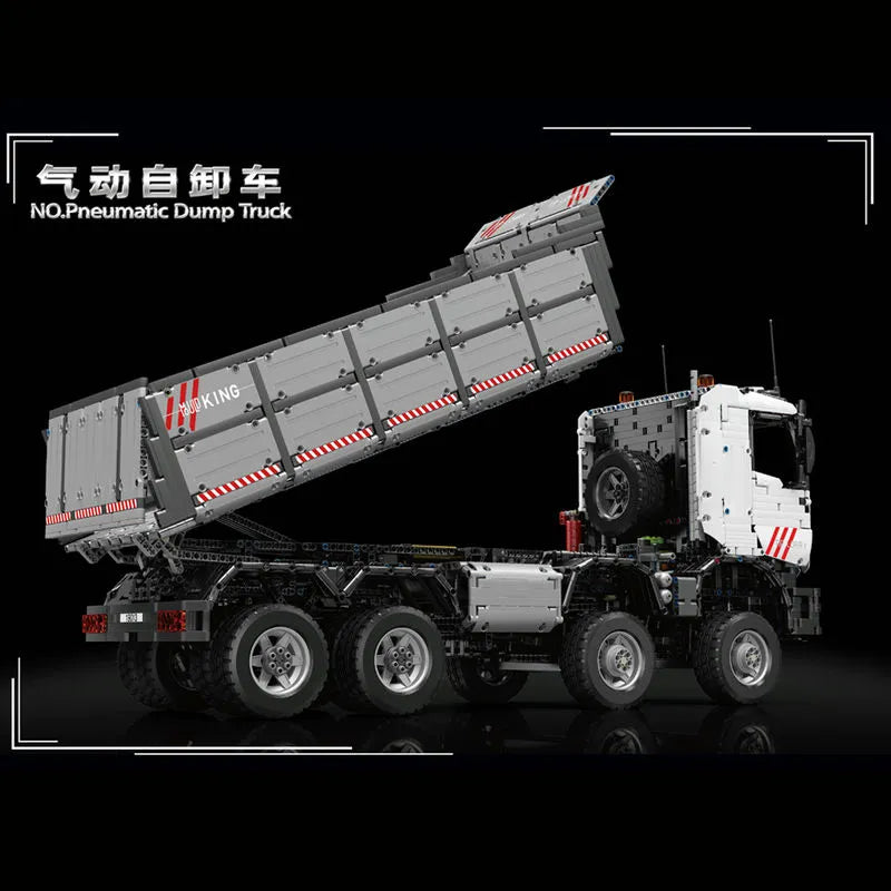 Building Blocks MOC 19013 APP Heavy RC Pneumatic Dump Truck Bricks Toy Construction Set Toys - 22