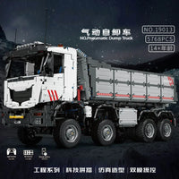 Thumbnail for Building Blocks MOC 19013 APP Heavy RC Pneumatic Dump Truck Bricks Toy Construction Set Toys - 19