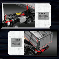 Thumbnail for Building Blocks MOC 19013 APP Heavy RC Pneumatic Dump Truck Bricks Toy Construction Set Toys - 20