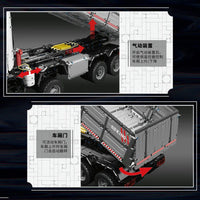 Thumbnail for Building Blocks MOC 19013 APP Heavy RC Pneumatic Dump Truck Bricks Toy - 20