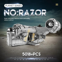 Thumbnail for Building Blocks MOC 21023 Star Wars UCS Razor Crest Spaceship Bricks Toy - 9