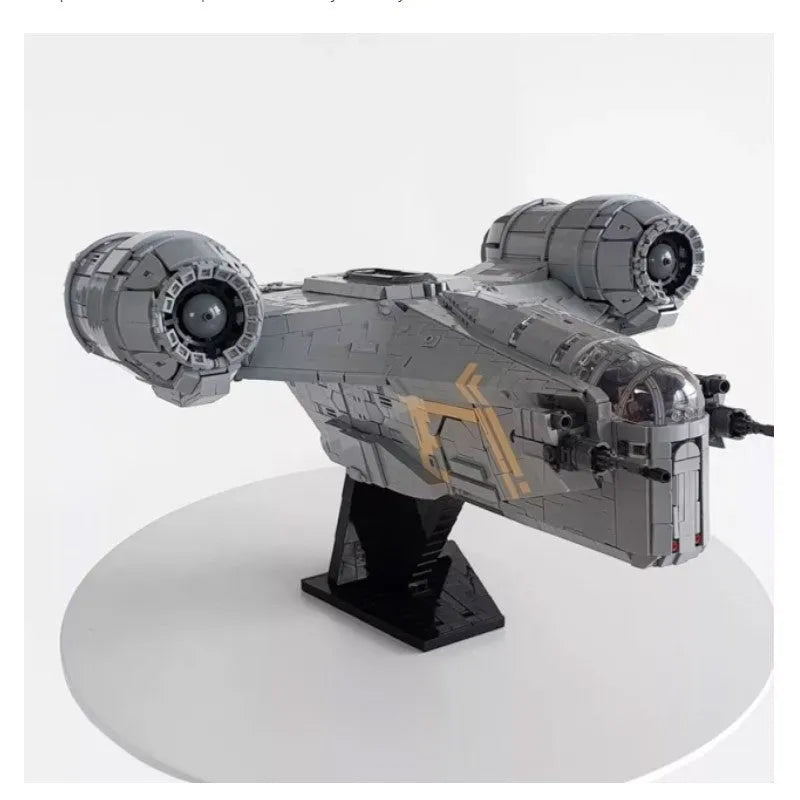 Building Blocks MOC 21023 Star Wars UCS Razor Crest Spaceship Bricks Toy - 6