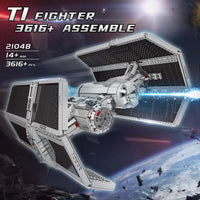 Thumbnail for Building Blocks MOC 21048 Star Wars UCS Tie Bomber Fighter Bricks Toys Construction Set Toys - 8