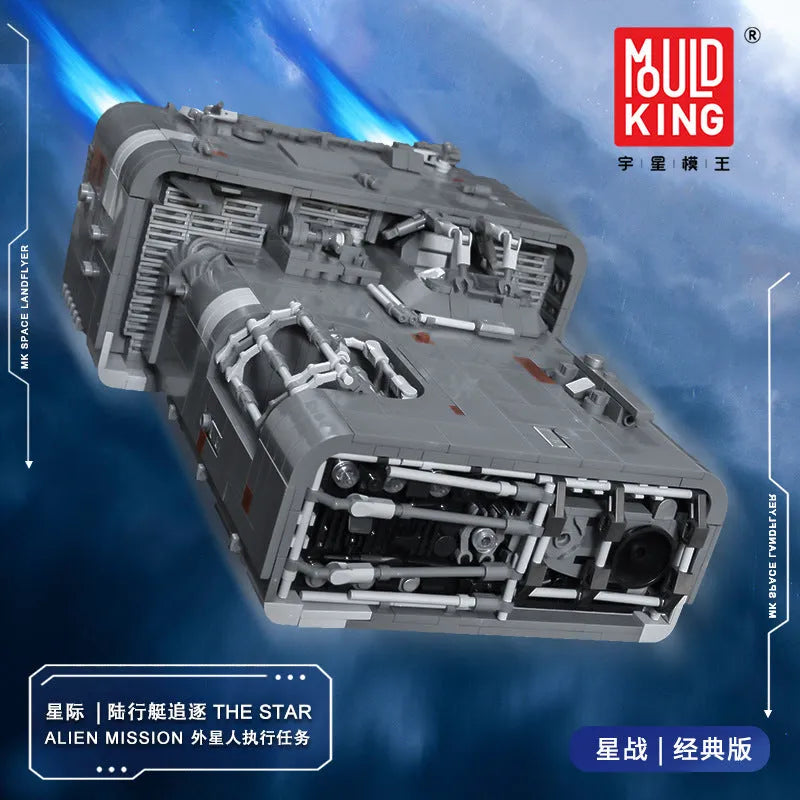 Building Blocks MOC 21061 Star Ship A-A4B Landflyer Spacecraft Bricks Toys Construction Set Toys - 5