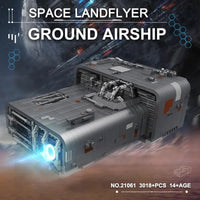 Thumbnail for Building Blocks MOC 21061 Star Ship A - A4B Landflyer Spacecraft Bricks Toys - 10