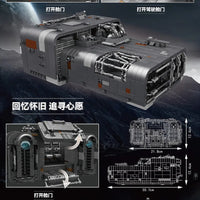 Thumbnail for Building Blocks MOC 21061 Star Ship A-A4B Landflyer Spacecraft Bricks Toys Construction Set Toys - 7