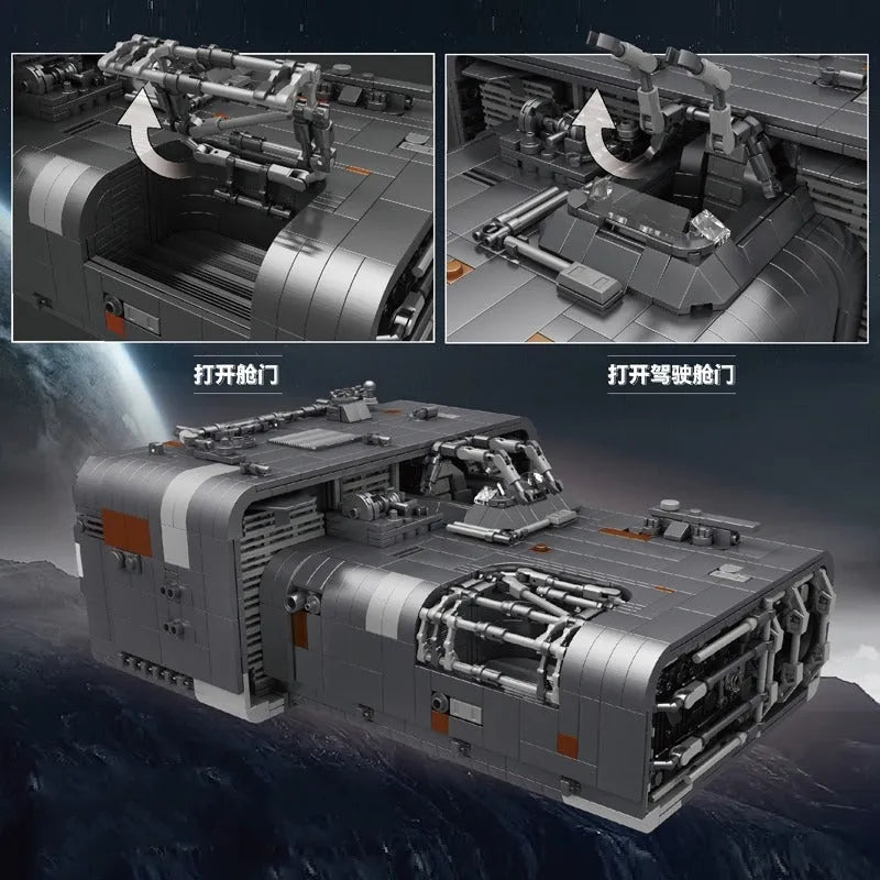 Building Blocks MOC 21061 Star Ship A-A4B Landflyer Spacecraft Bricks Toys Construction Set Toys - 11