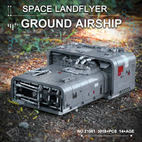 Thumbnail for Building Blocks MOC 21061 Star Ship A - A4B Landflyer Spacecraft Bricks Toys - 2