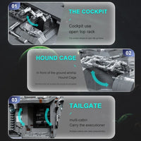 Thumbnail for Building Blocks MOC 21061 Star Ship A-A4B Landflyer Spacecraft Bricks Toys Construction Set Toys - 6