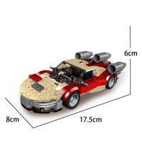 Thumbnail for Building Blocks MOC 27017 Mini Aland Airship Super Racing Car Bricks Toys - 4