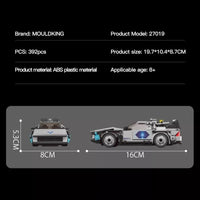 Thumbnail for Building Blocks MOC 27019 Mini Delorean-12 Time Car Bricks Toys Construction Set Toys - 10